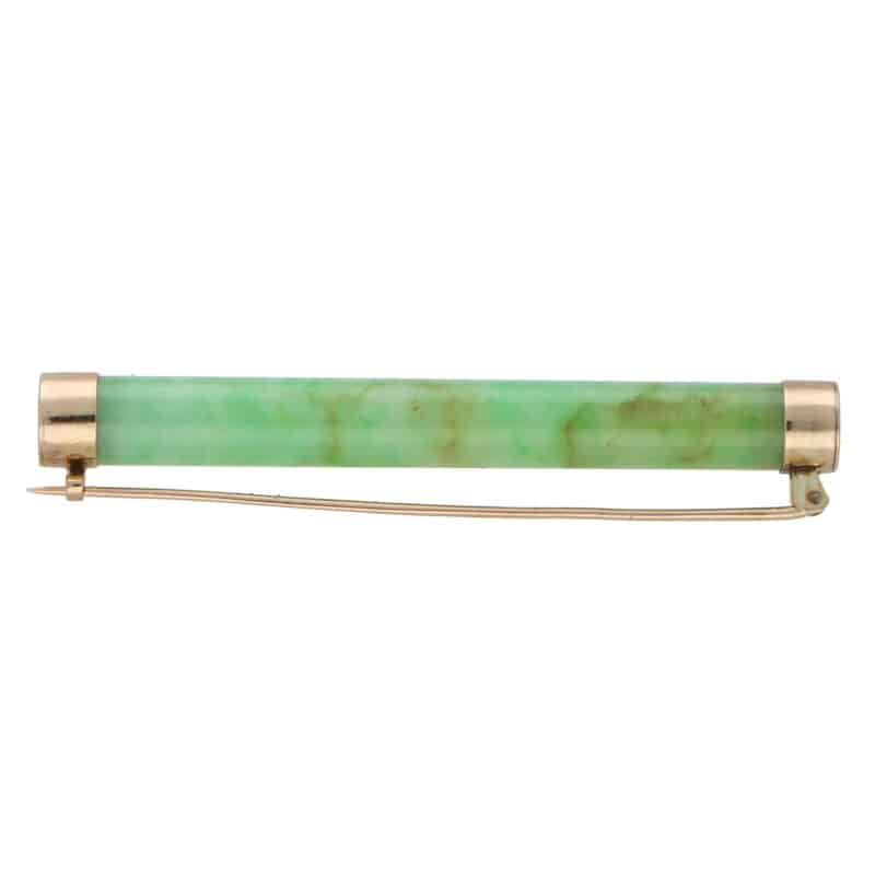 Jade Bar Brooch