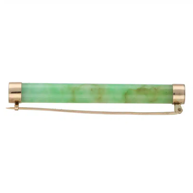 Jade Bar Brooch