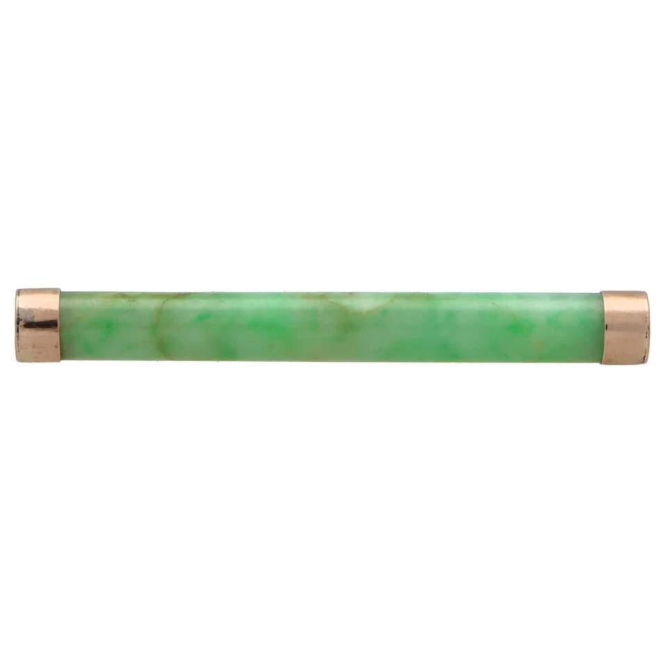 Jade Bar Brooch