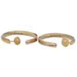 Vintage Cartier Trinity Hoop Earrings