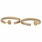 Vintage Cartier Trinity Hoop Earrings