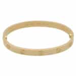 Vintage Cartier Yellow Gold Love Bangle, Size 18