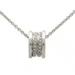 Vintage B.Zero1 Diamond Pendant Necklace