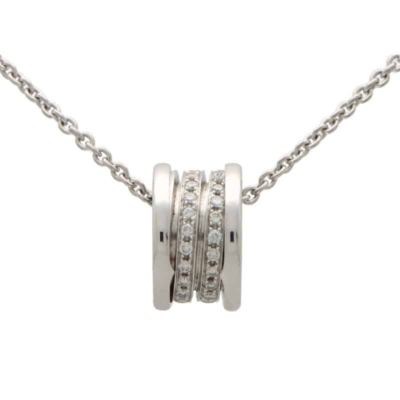 Vintage B.Zero1 Diamond Pendant Necklace