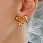 Vintage Elsa Peretti for Tiffany & Co. Open Heart Earrings