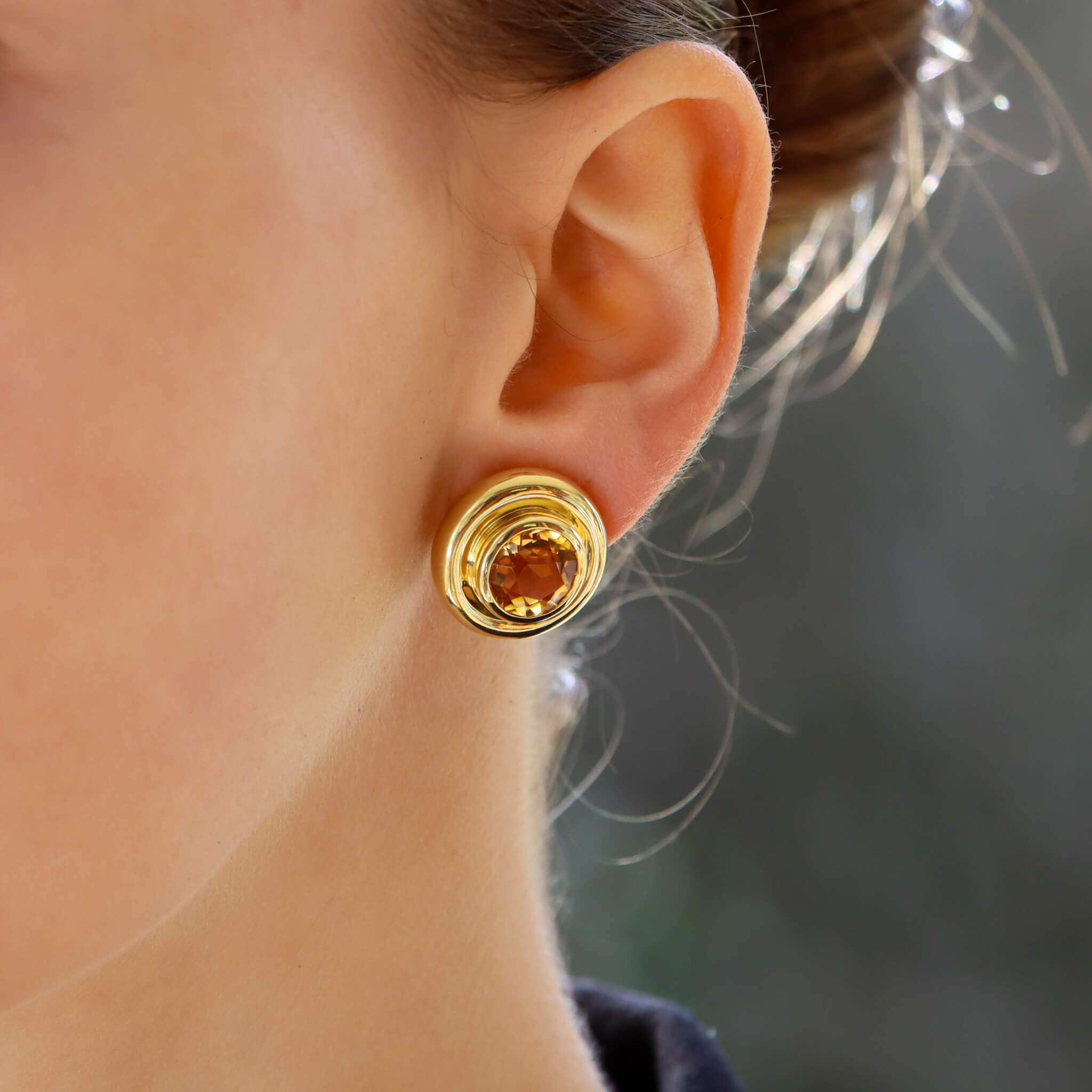 Citrine shop earrings tiffany