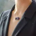 Vintage Boucheron Amethyst, Sapphire and Diamond Owl Necklace