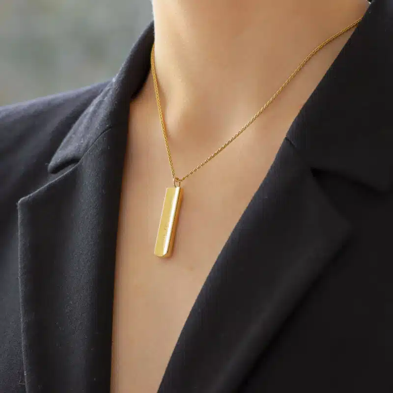 Vintage Signature Tiffany & Co. Bar Pendant