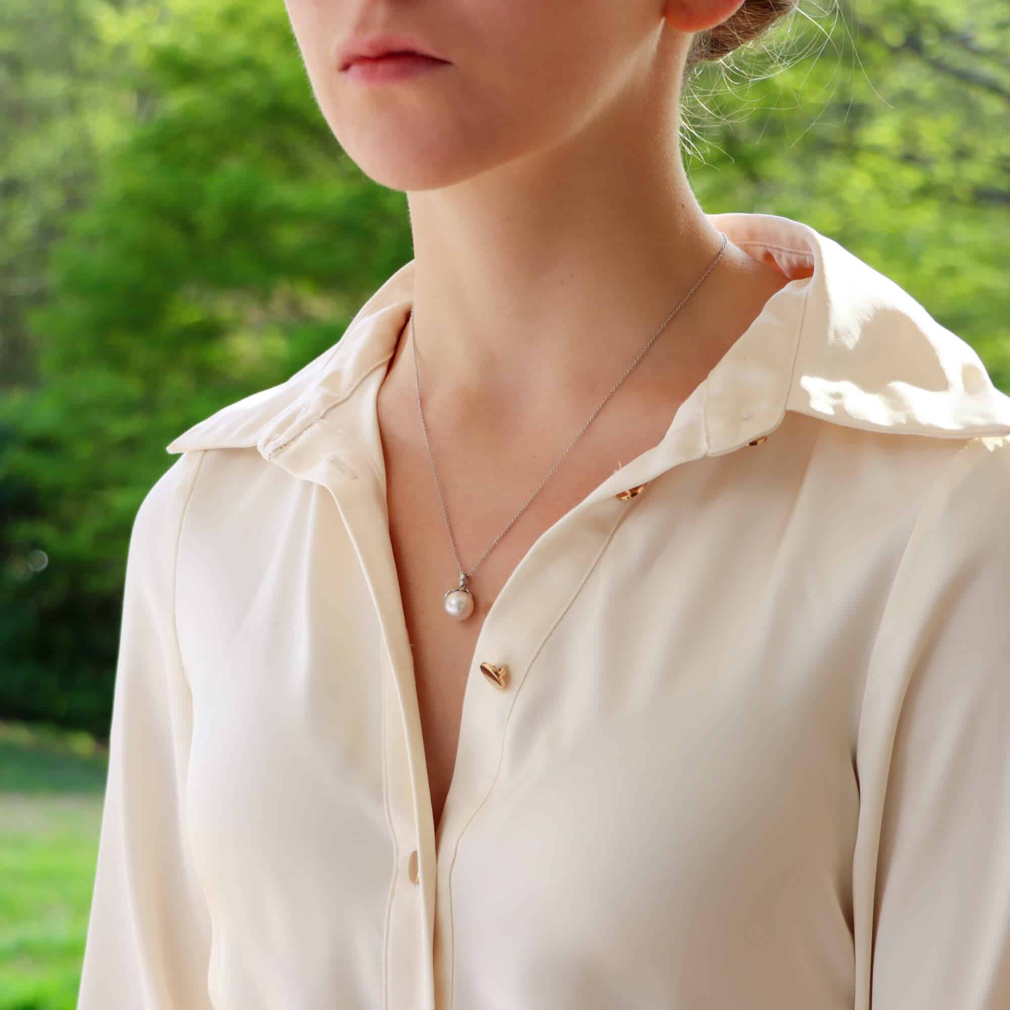 Tiffany south sea pearl necklace top