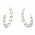 Vintage Tiffany & Co. 'Inside-out' Diamond Hoop Earrings