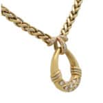 Vintage Cartier Chunky Diamond Necklace in Tri-Coloured Gold