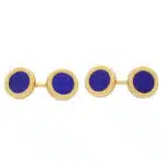 Vintage Tiffany & Co. Lapis Lazuli Round Cufflinks
