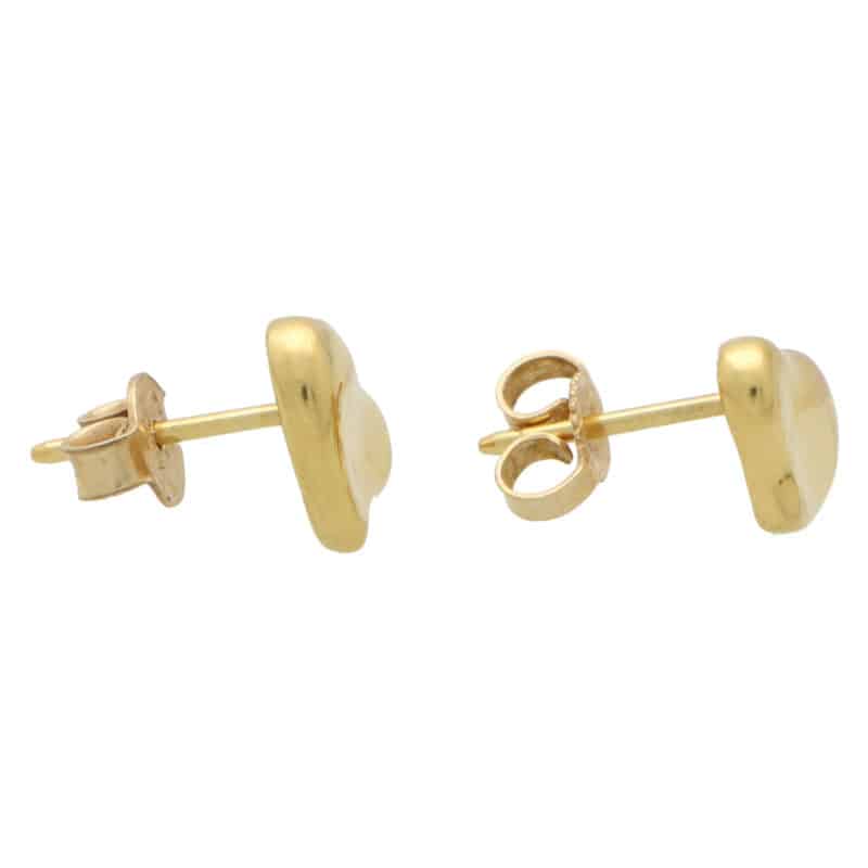 Vintage Elsa Peretti for Tiffany & Co. Full Heart Stud Earrings