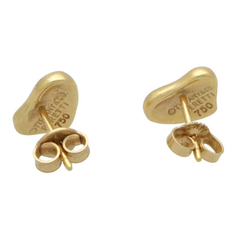 Vintage Elsa Peretti for Tiffany & Co. Full Heart Stud Earrings