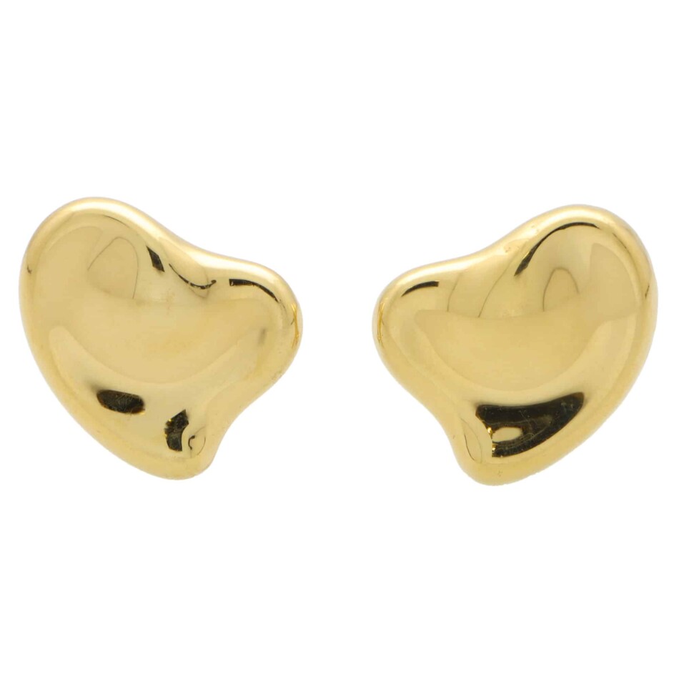 Vintage Elsa Peretti for Tiffany & Co. Full Heart Earrings