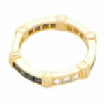 Vintage Cartier Sapphire and Diamond Eternity Band Ring