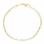 Vintage Mauboussin Chain Link Bracelet in Yellow Gold