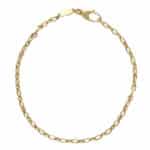 Vintage Mauboussin Chain Link Bracelet in Yellow Gold