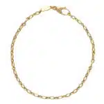 Vintage Mauboussin Chain Link Bracelet in Yellow Gold