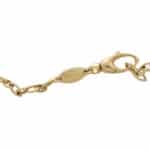 Vintage Mauboussin Chain Link Bracelet in Yellow Gold