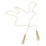 Vintage Diamond Tassel Necklace