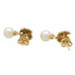 Vintage Tiffany & Co. Signature Diamond and Pearl Drop Earrings