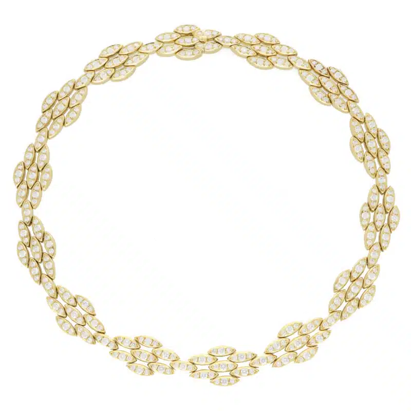 Vintage Black Starr & Frost Diamond Necklace