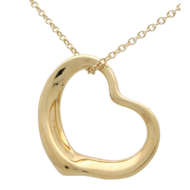 Vintage Elsa Peretti for Tiffany & Co. Open Heart Pendant