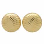 Vintage YANES Retro Disc Earrings