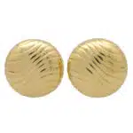 Vintage YANES Retro Disc Earrings