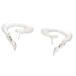 Vintage Chopard 'Imperiale' Diamond Chunky Hoop Earrings