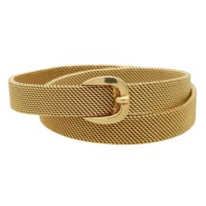 Vintage Hermès Belt Buckle Wrap Bracelet