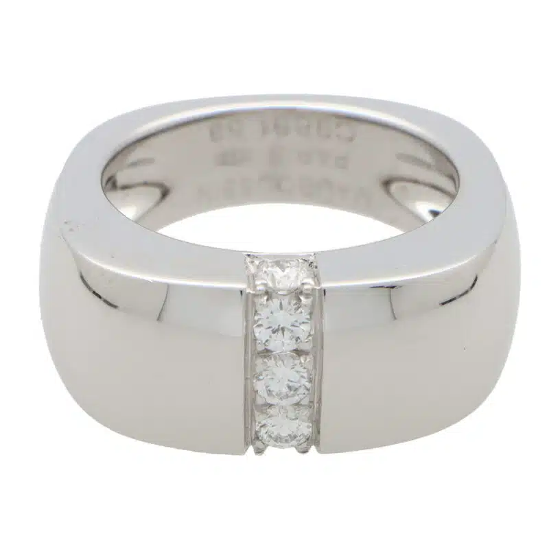 Vintage Mauboussin Paris Chunky Diamond Ring
