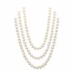 Vintage Ziegfeld Tiffany & Co. 80-Inch Pearl Wrap Necklace