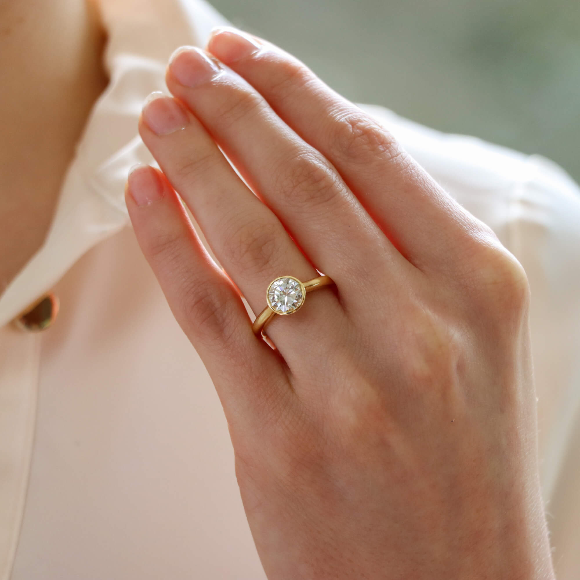 Single diamond new arrivals engagement ring