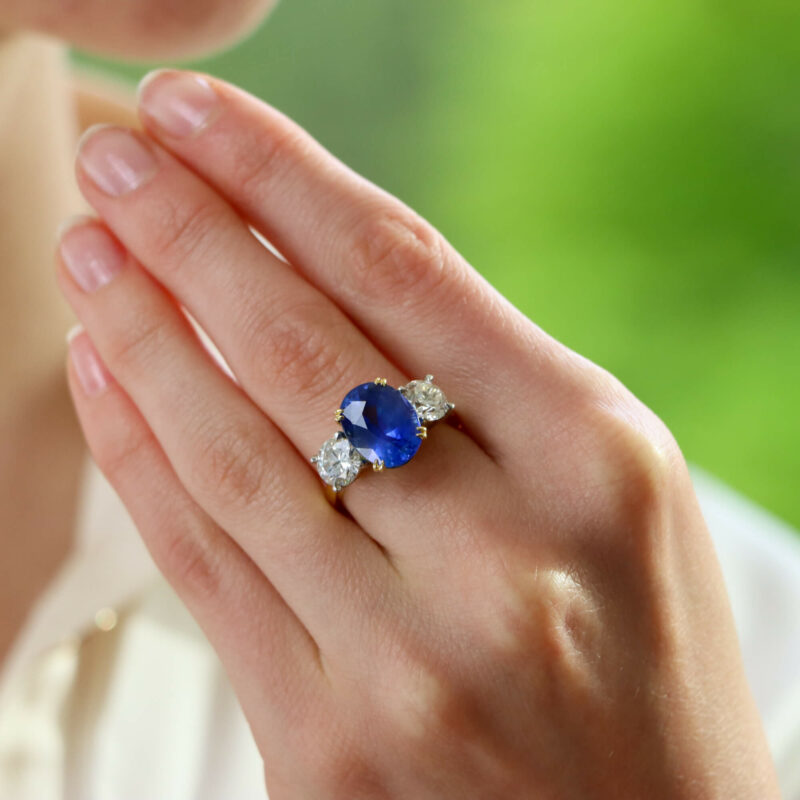 Unheated sapphire engagement rings cheap