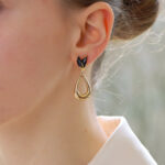 Vintage Carrera y Carrera Onyx Drop Earrings