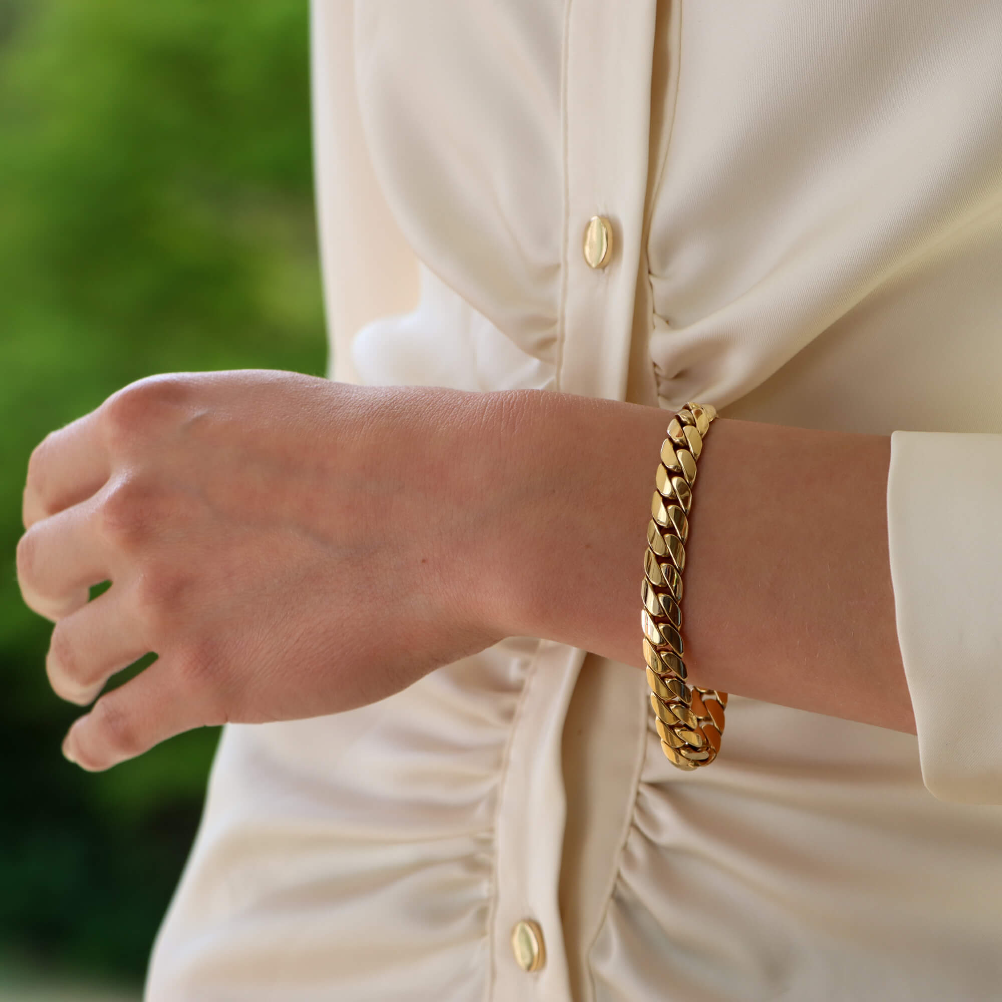 Vintage cartier gold online link bracelet