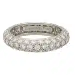 Vintage Tiffany & Co. Etoile Diamond Three-row Eternity Band