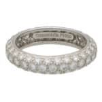 Vintage Tiffany & Co. Etoile Diamond Three-row Eternity Band