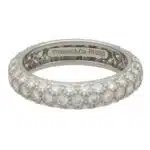 Vintage Tiffany & Co. Etoile Diamond Three-row Eternity Band
