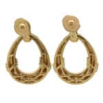 Vintage Cartier Diamond Door Knocker Earrings