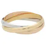 Vintage Cartier Trinity Bangle (Large Model) With Box