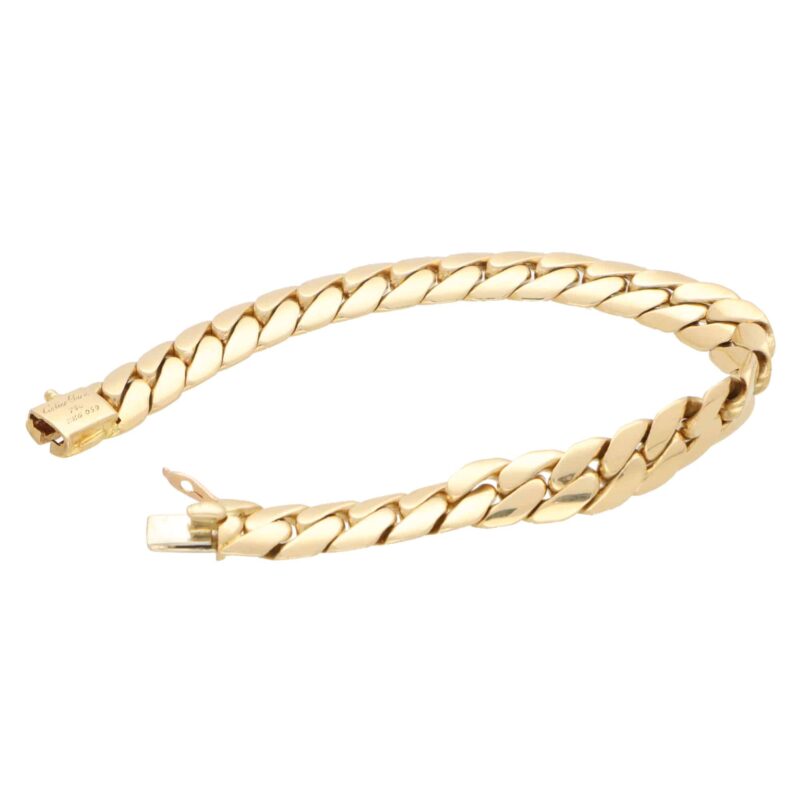 Vintage Cartier 1970's Flat Curb Link Bracelet