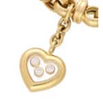 Vintage Chopard Happy Diamonds 'I Love You' Charm Bracelet