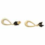 Vintage Carrera y Carrera Onyx Drop Earrings