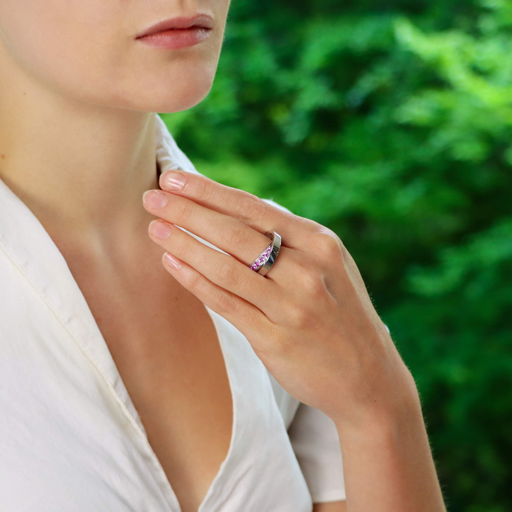 Cartier ring sapphire sale