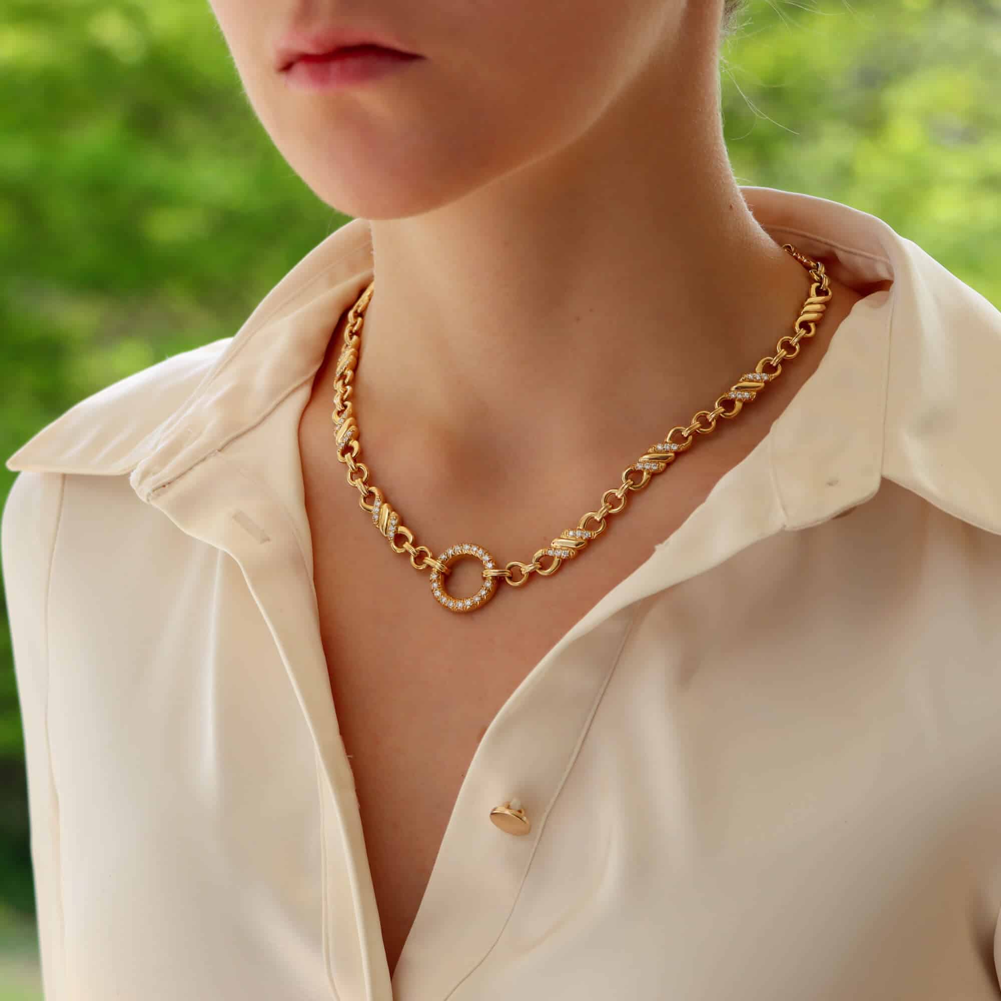 Vintage hermes necklace sale