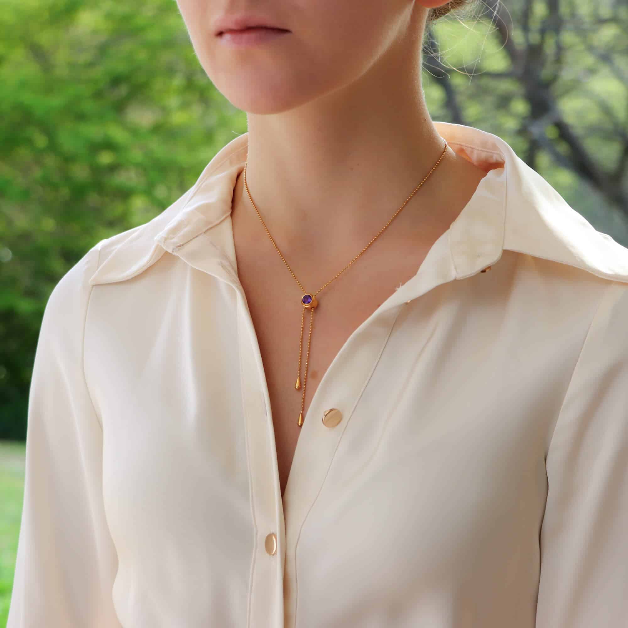 Vintage outlet tassel necklace