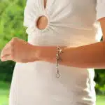 Vintage Cartier Diamond Set Charm Bracelet